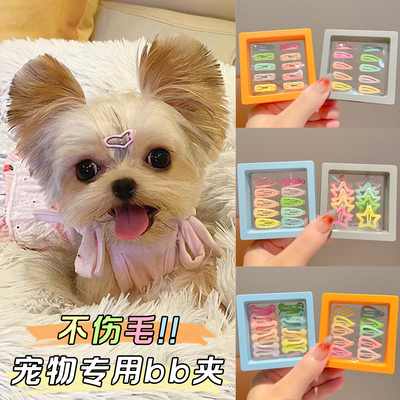 宠物发夹专用约克夏碎发夹