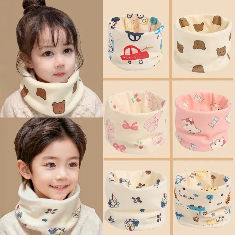 2025年秋冬季儿童宝宝围脖防风保暖小孩子男童女童脖套婴幼儿围巾