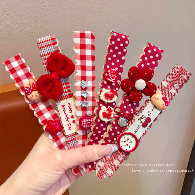 新年儿童发带魔术贴过年卡通布艺宝宝发箍碎发神器刘海贴女童发饰,饰品/流行首饰/时尚饰品新,发饰,淘宝优惠券,粉丝福利购,淘宝优惠卷