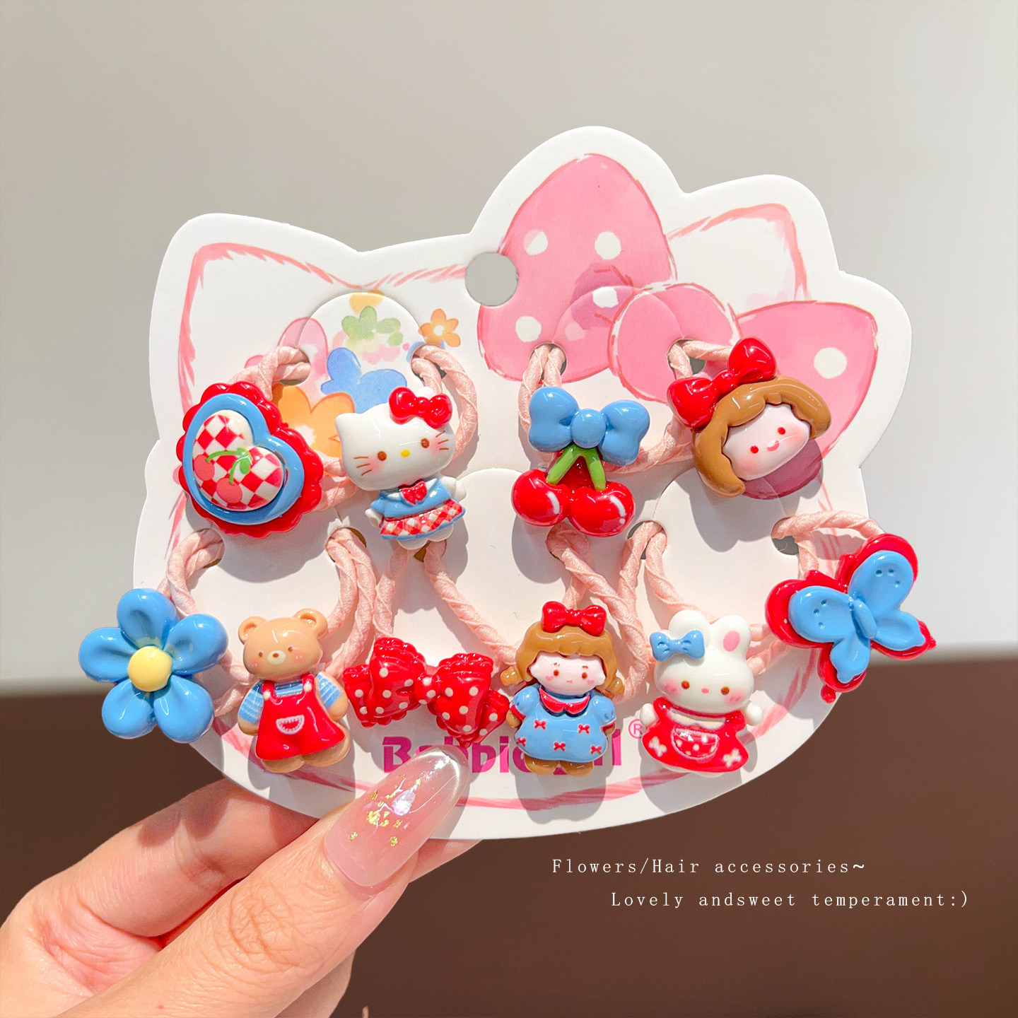 2026新款儿童拇指发圈卡通kt猫兔子女孩发绳扎小啾啾女童头绳发饰,饰品/流行首饰/时尚饰品新,发饰,淘宝优惠券,粉丝福利购,淘宝优惠卷