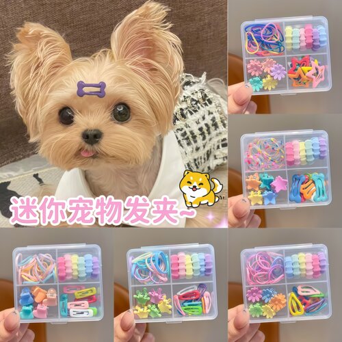 萌宠专用bb夹迷你骨头发夹