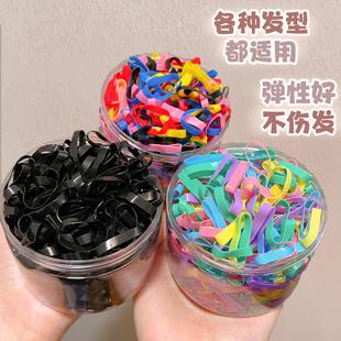 宝宝扎头发一次性皮筋儿童不伤发加宽发圈高弹力女童头绳耐用头饰
