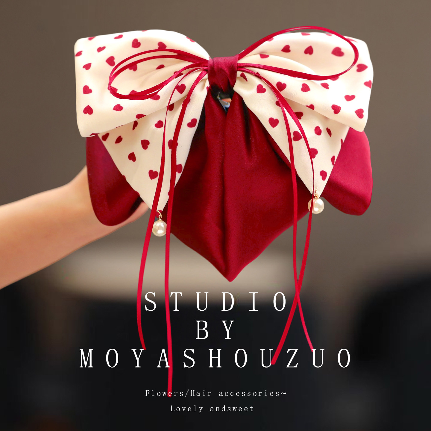 儿童发夹红色高级发饰女童新年头饰蝴蝶结抓夹小女孩过年马尾发卡,童装/婴儿装/亲子装,发饰,淘宝优惠券,粉丝福利购,淘宝优惠卷