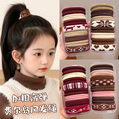 费尔岛秋冬高弹力皮筋无接缝耐用