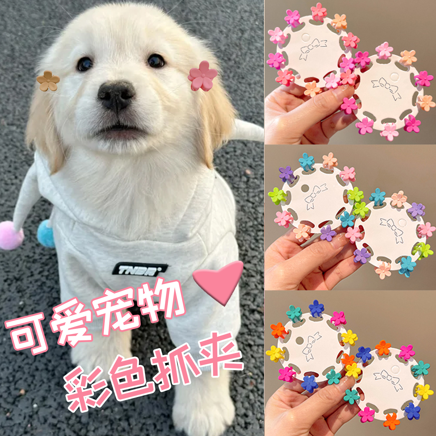 泰迪bb夹方夹碎发夹居家款式发饰