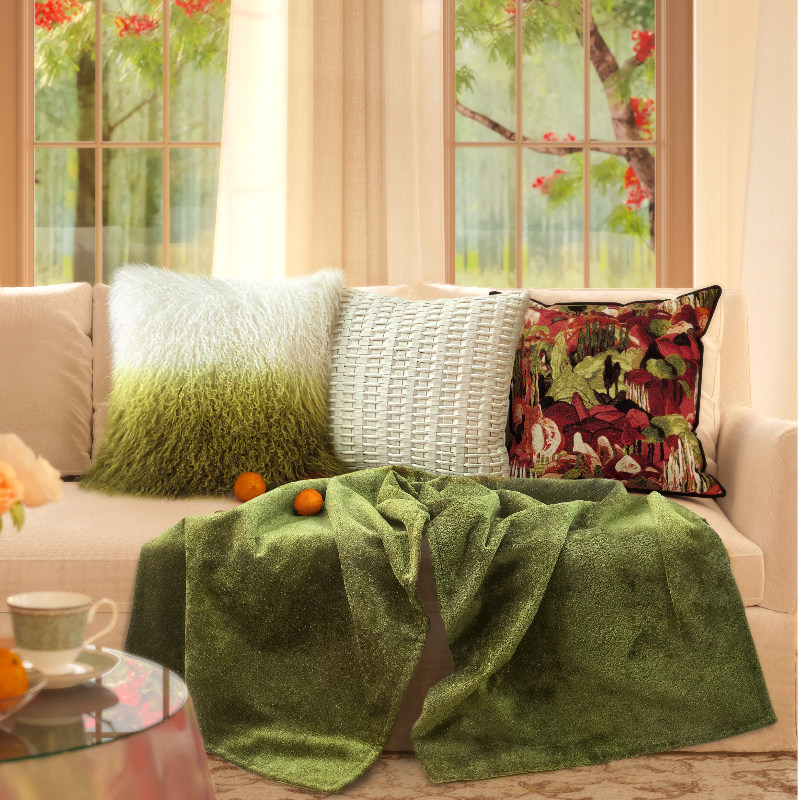 法式中古风抱枕复古田园护腰靠枕