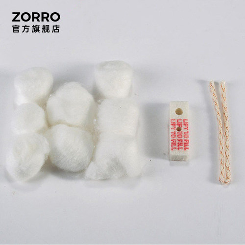 zorro佐罗煤油打火机配件棉花