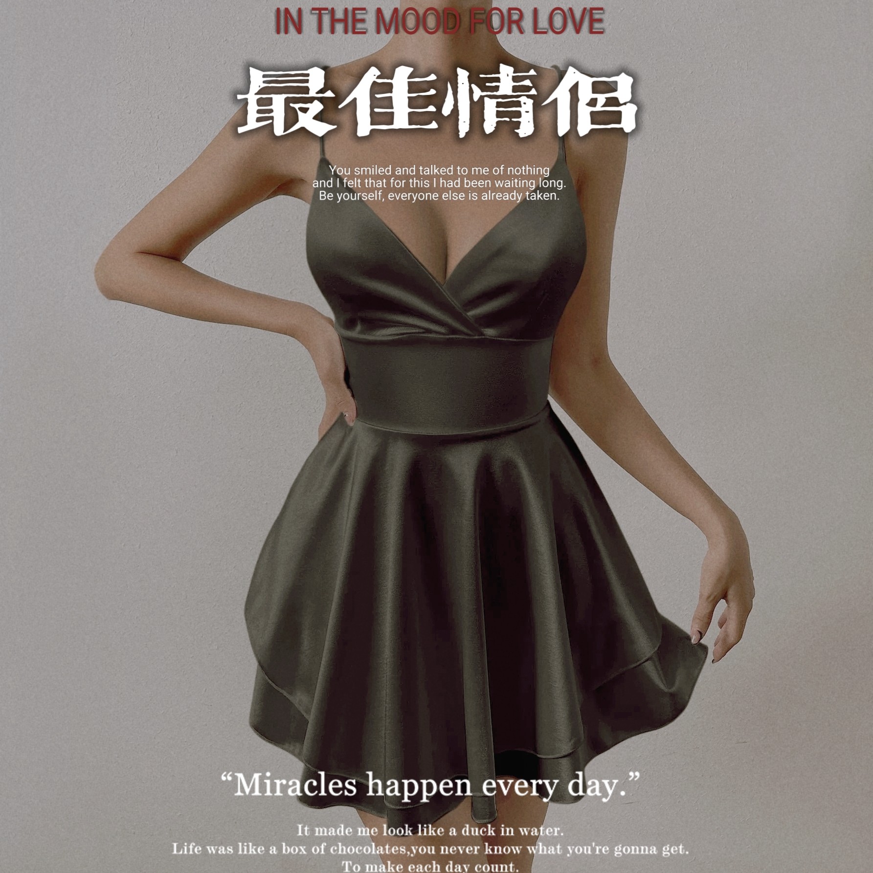 欧美外贸女装跨境爆款v领性感显瘦露背吊带连衣裙轻礼服现货批发