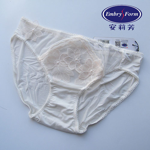 安莉芳性感蕾丝透视内裤女士低腰丝滑三角裤E11091/E13271/E12691