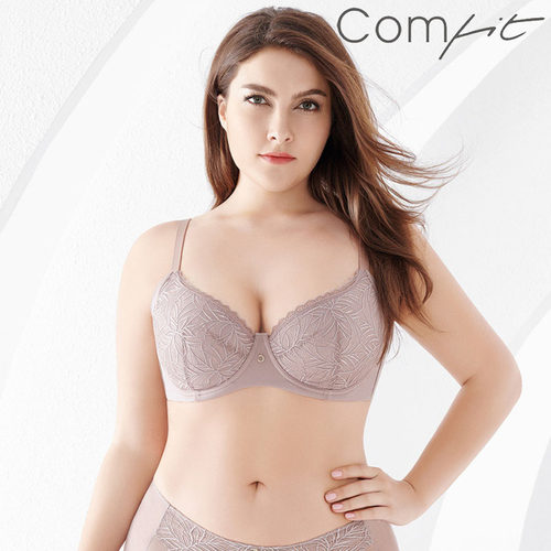 安莉芳旗下Comfit大码女士内衣舒适棉杯大胸显小薄杯文胸CB0936
