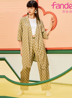 芬狄诗女绑带短款家居睡衣FL00299睡裙/FL00301睡袍/FL00302睡裤