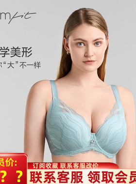 Comfit大胸显小内衣C200177配套大胸收副乳软支撑文胸CBW0177