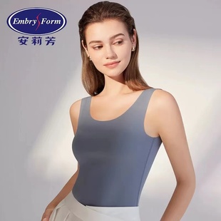 22款 秋冬内搭暖衣ED00262 安莉芳春秋女士无痕打底背心舒适无袖