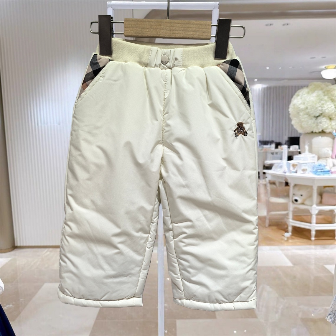 YD韩国童装冬款儿童三防加厚棉裤防风防水防污滑雪裤子保暖长裤