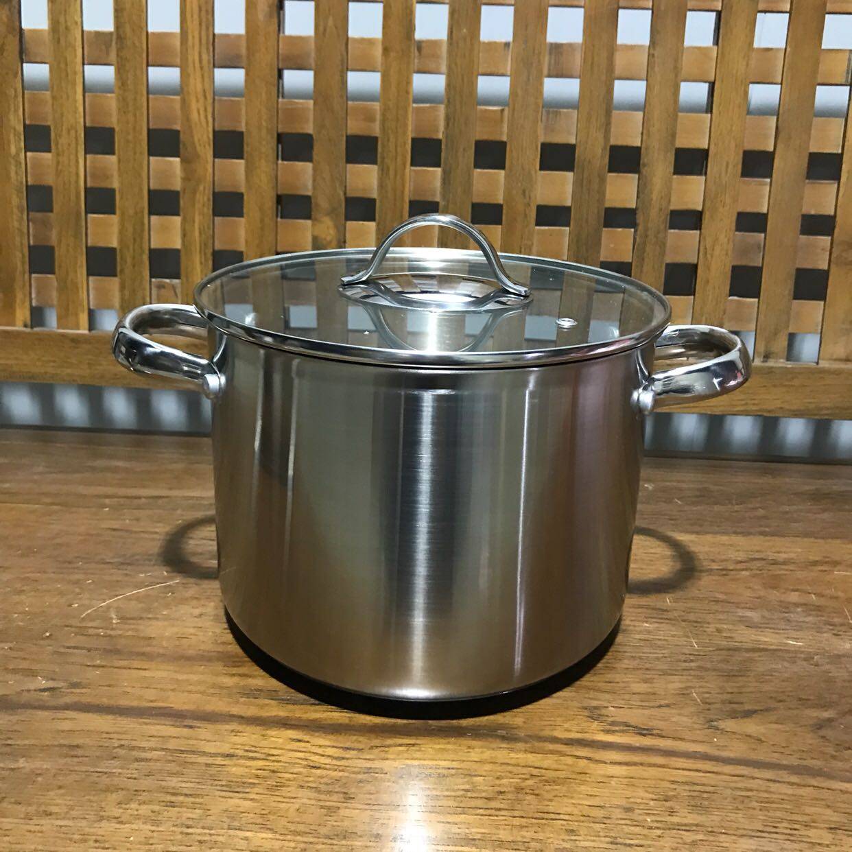 22cm外贸出口不锈钢汤锅加厚底三层不锈钢强烈推荐煲鸡汤牛骨汤锅