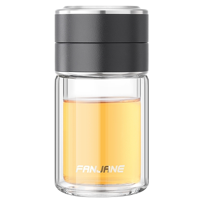 繁简玻璃杯旅行迷你泡茶杯