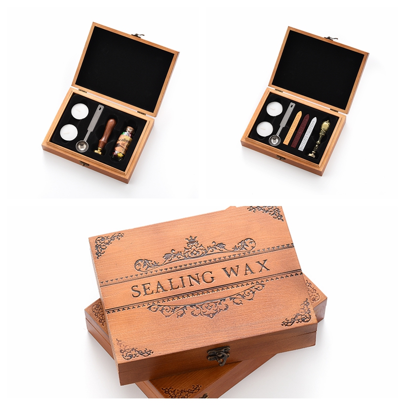 Retro Sealing Wax Wax seal Wooden box suit customized English Wedding invitation A birthday presentin the Electronic Dictionary/Electronic paper book/Stationery , Everyday school supplies , Indian students  category - from Buy2taobao.com to provide professional Taobao agent buy service