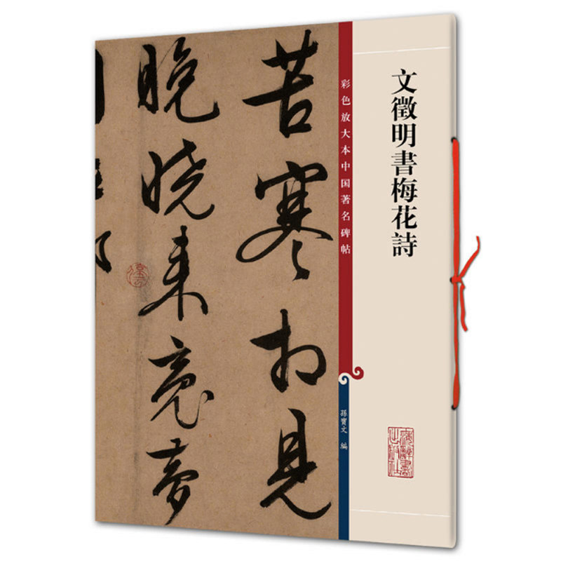 书梅花诗(中国著名碑帖彩色放大本)孙宝文编 上海辞书 艺术 书法/篆刻