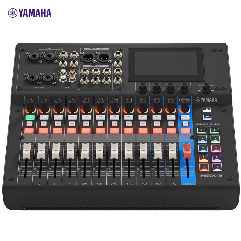 正品Yamaha/雅马哈 MGX12 数字调音台12路18通道蓝牙自动增益