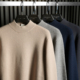 柜598 毛衣 秋冬男套头半高领纯色针织衫 抗起球纤维 温暖细腻