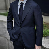 原厂柜货 男商务高端行政套西 S美丽诺绵羊毛 原2W4 Super130