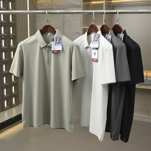 户外大厂品质！冷感速干透气！无痕压胶工艺！男士短袖polo衫T恤