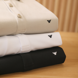 精工刺绣 精纱珠地棉 夏季 男翻领短袖 设计师款 polo衫 柜398