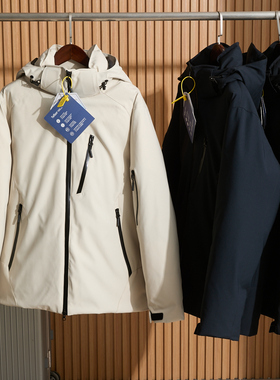 羽绒服天花板！石墨烯！高端90白鹅绒！男士极寒连帽羽绒服