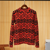 男高端圆领针织衫 原厂 毛衣 羊毛 马海毛混纺 605欧 海外限定