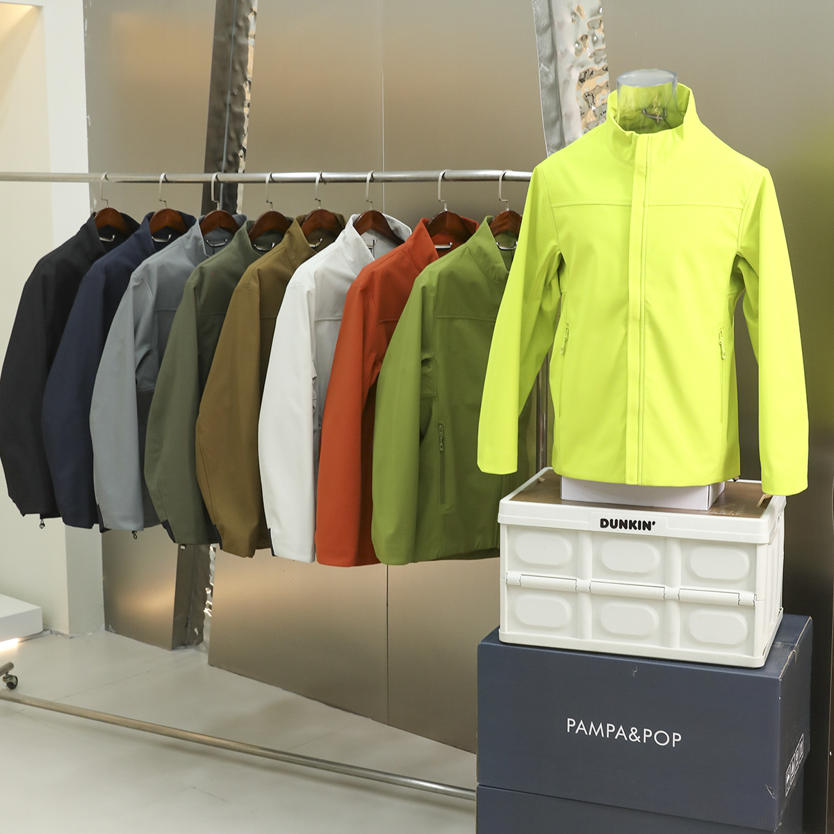 门店1000+ 战术软壳 户外防风防水 秋冬男士保暖立领冲锋衣夹克