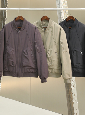 自留推荐 经典复古MA1 85鸭绒 冬季男士时尚棒球领飞行员羽绒服