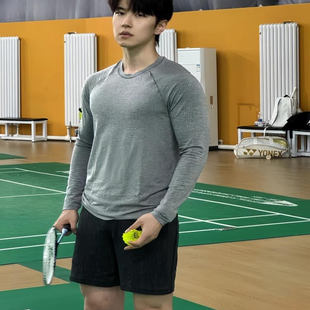 小陆MT系列 新配色 无缝一体圆筒针织 情侣款户外速干运动长袖T恤
