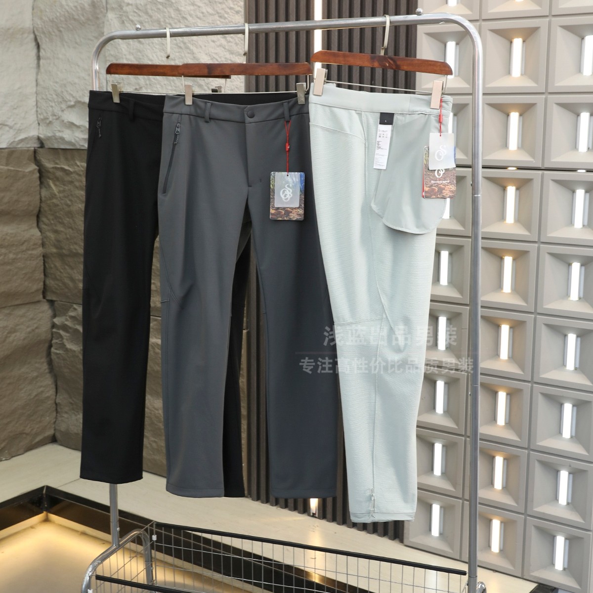 王炸单品 蓄热暖绒 防风防泼水 3D立裁 冬季男士户外加绒软壳裤,男装,休闲裤,淘宝优惠券,粉丝福利购,淘宝优惠卷