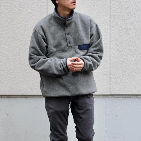 年度重磅 八塔人气王 限定配色 男女户外半开襟立领拼色抓绒卫衣