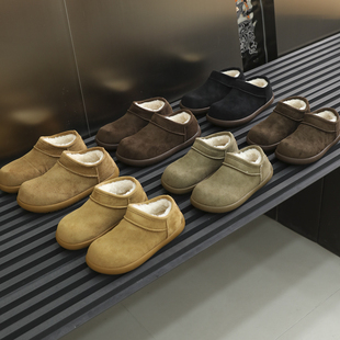 加绒加厚雪地靴小土豆面包鞋 加厚仿皮毛一体 男女都有 高颜值