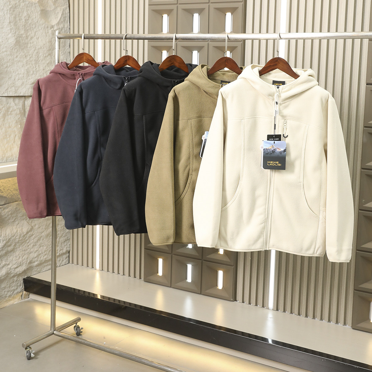 巨保暖！重磅双面摇粒绒！防风蓄热！秋冬情侣时尚连帽抓绒衣外套,男装,夹克,淘宝优惠券,粉丝福利购,淘宝优惠卷