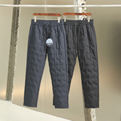 高端压胶外穿羽绒裤 御寒保暖 男士 防风防泼水 高蓬松90鸭绒