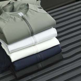 秋冬男半拉链运动长袖 户外机能 高端压胶 3D立裁 抓绒衣 速热暖绒