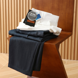 酵洗四面弹 柜6900 夏季 男士 意式 松弛感简约小直筒牛仔裤 高奢