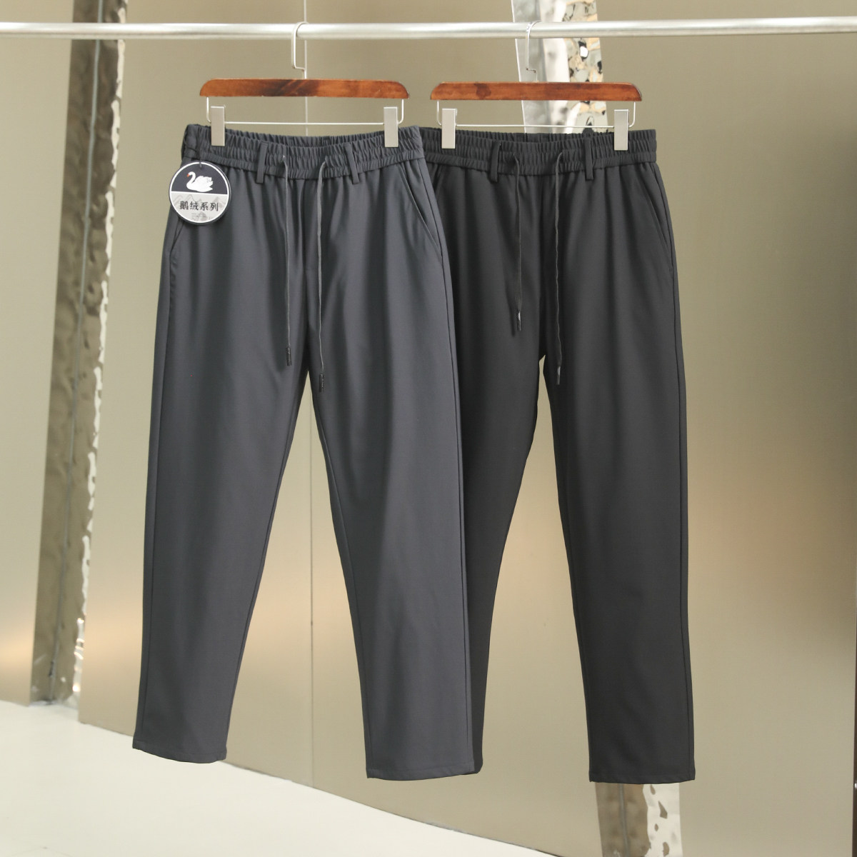 御寒一条过冬！90鹅绒填充！防风防泼水！男士冬季加厚外穿羽绒裤,男装,羽绒裤,淘宝优惠券,粉丝福利购,淘宝优惠卷