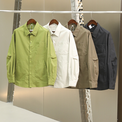 山系机能工装！战术口袋！防风防泼水！秋季男士户外衬衫式外套