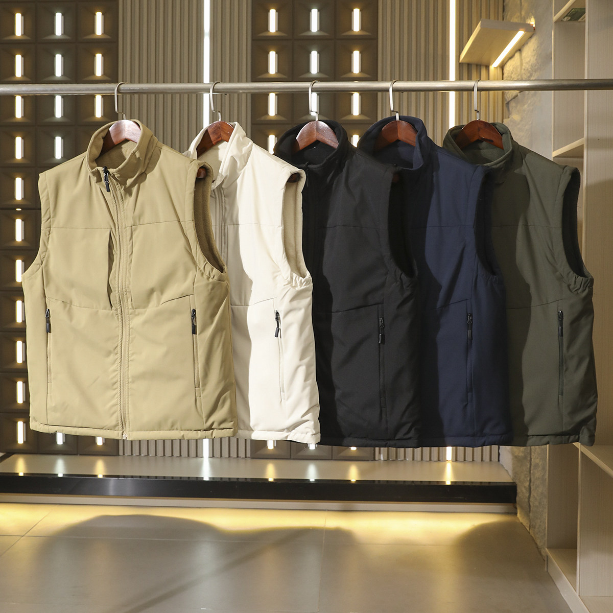 老客苾入！可双面穿！速暖颗粒绒！秋冬新款男士立领保暖马甲背心,男装,常规马甲,淘宝优惠券,粉丝福利购,淘宝优惠卷