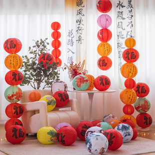 装饰挂件元宵节灯笼2026新款马年挂饰过新年结婚客厅氛围场景布置