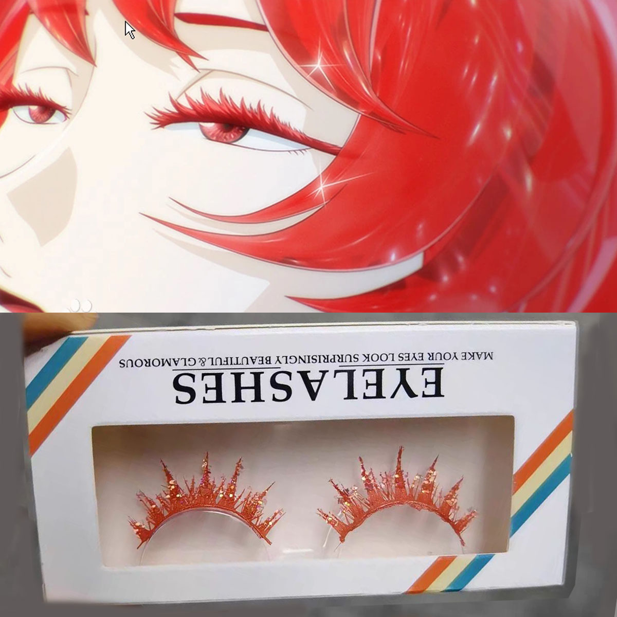 宝石之国cos假睫毛辰砂