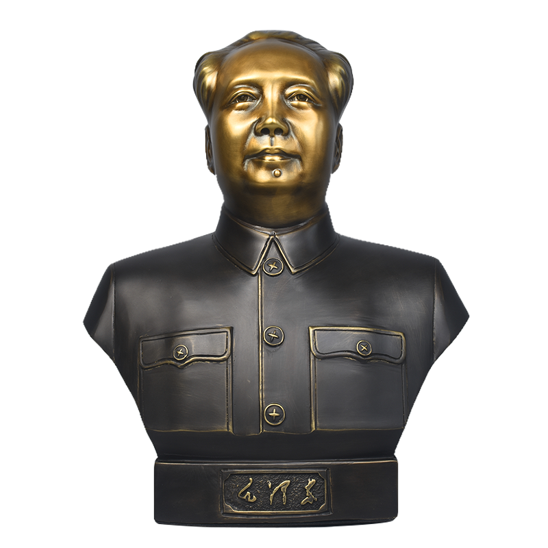 毛主席铜像摆件伟人雕像毛泽东