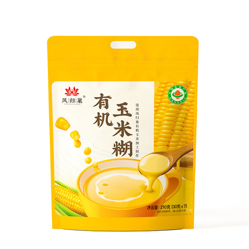 凤归巢有机玉米糊即食早餐冲饮