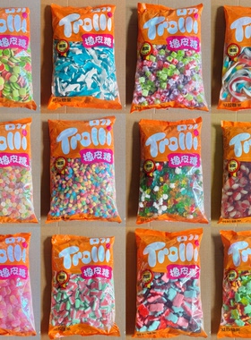 口力橡皮糖凝胶糖果橡皮糖零食品