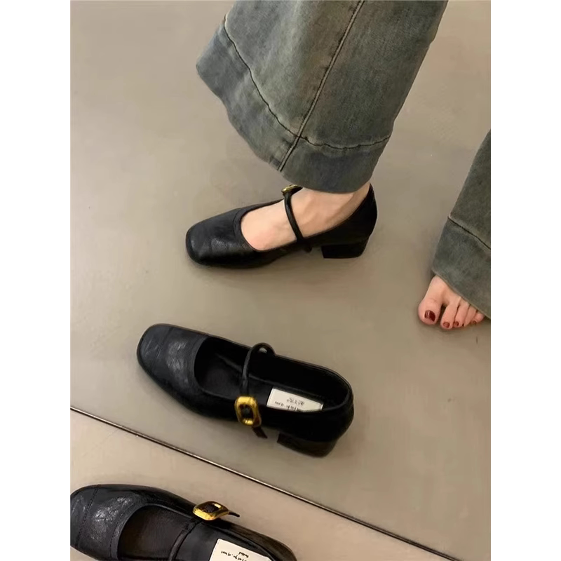羊皮版！小香风高级感通勤单鞋女
