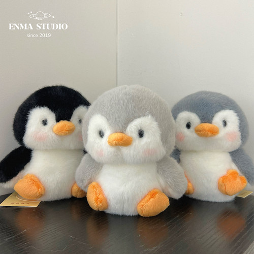 ENMA STUDIO香味豆袋安抚玩偶毛绒治愈捏捏企鹅公仔可爱儿童玩具
