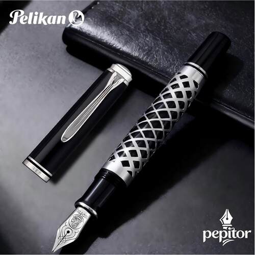 PEPITOR 德国原装正品M805立体菱形金属格纹限量帝王系列